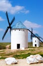 Windmills Campo de Criptana Royalty Free Stock Photo