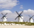 Windmills of Campo de Criptana Royalty Free Stock Photo