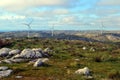 Molinos de viento en la sierra Carape, Uruguay