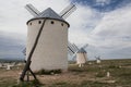 Windmills in Castilla La Mancha Royalty Free Stock Photo