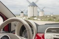 Windmills in Castilla La Mancha Royalty Free Stock Photo