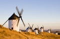 windmills, Consuegra, Castile-La Mancha, Spain