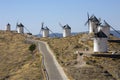 Windmills of Consuegra - La Mancha - Spain Royalty Free Stock Photo