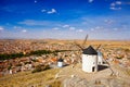 Windmills in Consuegra, Spain Royalty Free Stock Photo