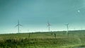 Thw windmills Royalty Free Stock Photo