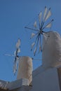 Windmills, Crete, Greece Royalty Free Stock Photo