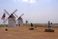 Windmills, Don Quijote and Sancho Panza Statues