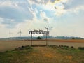Windmills farm at Khao Kho, Phetchabun, Thailand