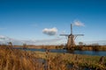 Windmills in Kinderdijk Royalty Free Stock Photo