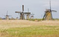 windmills, Kinderdijk, Netherlands Royalty Free Stock Photo