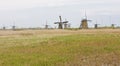 windmills, Kinderdijk, Netherlands Royalty Free Stock Photo