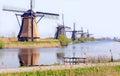 Windmills at Kinderdijk, Netherlands Royalty Free Stock Photo
