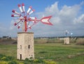 Windmills in Majorca - 10 Royalty Free Stock Photo