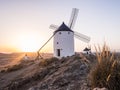 Molinos in Consuegra, Castilla La Mancha, Spain Royalty Free Stock Photo