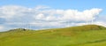 Windmills on the moutain Royalty Free Stock Photo