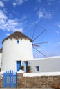 Windmills of Mykonos island Royalty Free Stock Photo