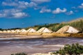 Natural reserve of the Saline dello Stagnone near Marsala, Sicily.