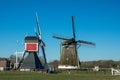 Windmills in a rural landscape