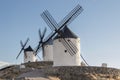 windmills. Spain. The Windmills of Consuegra . Royalty Free Stock Photo