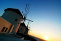 Windmills at Sunset