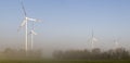 Windmills (wind turbines) Royalty Free Stock Photo