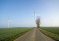 Windmills (wind turbines) Royalty Free Stock Photo