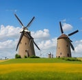 Windmills wind turbines