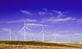 Windmills.Windfarm. Royalty Free Stock Photo