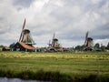 Windmills at Zaansche Schans, Holland