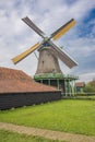 Windmills in Zaanse Schans. The Zaanse Schans is a typically Dutch small village in Netherlands