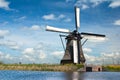 windmils in Kinderdijk, Netherlands Royalty Free Stock Photo