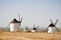 Windmils in La Mancha Royalty Free Stock Photo