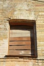 Window of abandoned building Royalty Free Stock Photo