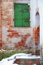 Window in Abandoned Convent Royalty Free Stock Photo