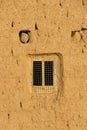 Window in Adobe Wall Royalty Free Stock Photo