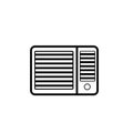 Window air conditioner icon