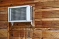 Window Air Conditioner Unit In Outer Retail Wall
