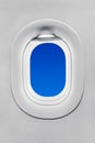 The window of airplane Royalty Free Stock Photo