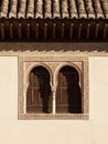A window of the Alhambra in Granada, Andalusia, Spain