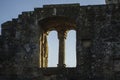 Window arch in a ruin