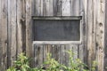 The window on the background of wooden boards Royalty Free Stock Photo