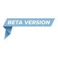 Window beta version icon cartoon vector. Digital upgrade