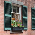 Window Box Flower Arrangement Royalty Free Stock Photo