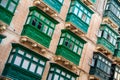 Window boxes in the old city of Valetta