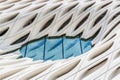 Window of The Broad Museum in Los Angeles, Califorina Royalty Free Stock Photo