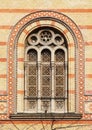Window of the Budapest Great Synagogue, Budapest Royalty Free Stock Photo