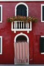 Window, Burano, Italy Royalty Free Stock Photo