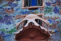 Window of Casa Batllo, Barcelona Royalty Free Stock Photo