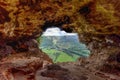 Window Cave - Puerto Rico Royalty Free Stock Photo