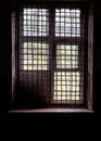 Window in cell with bars Royalty Free Stock Photo